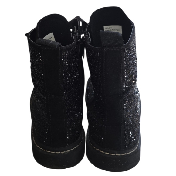 Torrid X Betsey Johnson Rylee Rhinestone Combat Boot Doc Martens Style - Picture 9 of 11